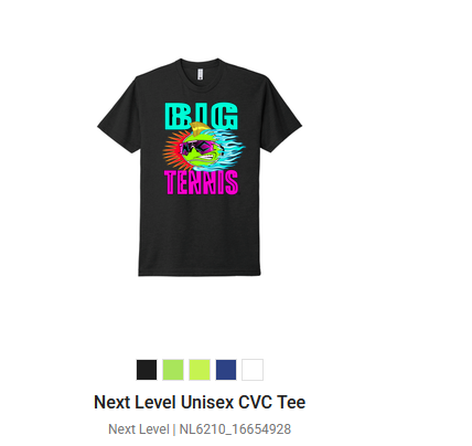 Unisex CVC Tee Color Logo